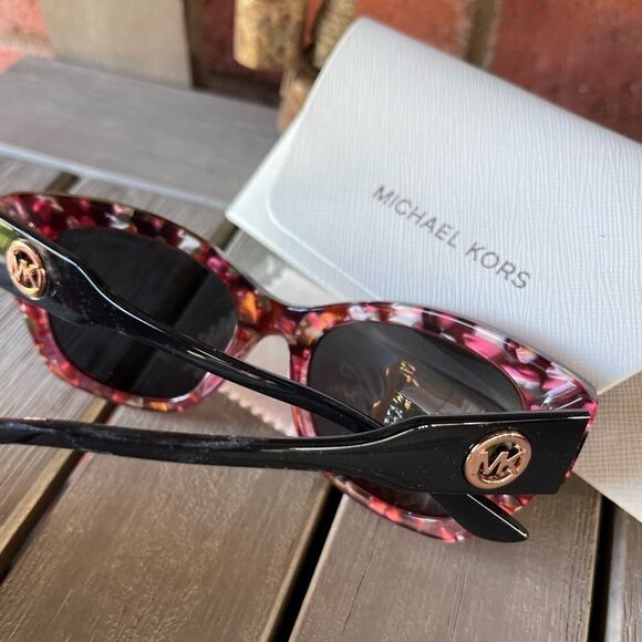 MICHAEL Kors PALERMO sunglasses limited edition Hot Pink Floral NWT